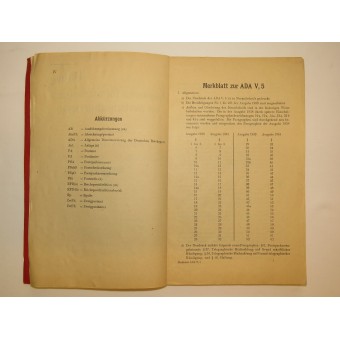3er Reich libro de instrucciones de servicio postal. Espenlaub militaria